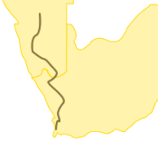 Namibia Karte