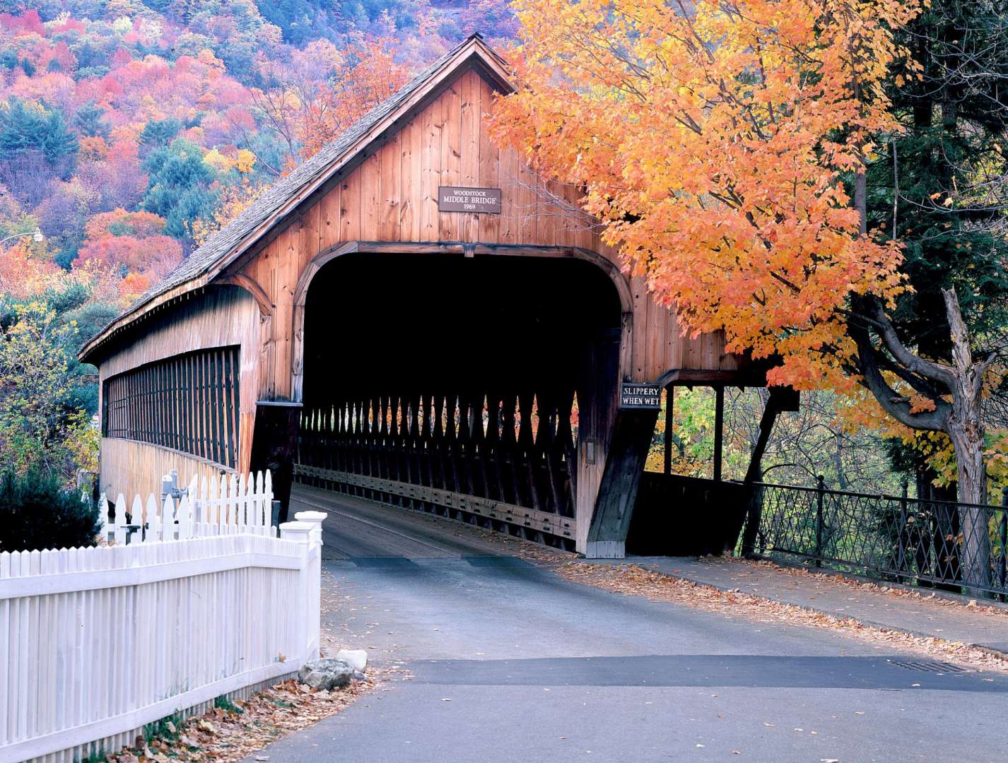 Zeitreise ins 19. Jahrhundert: Brücke bei Woodstock