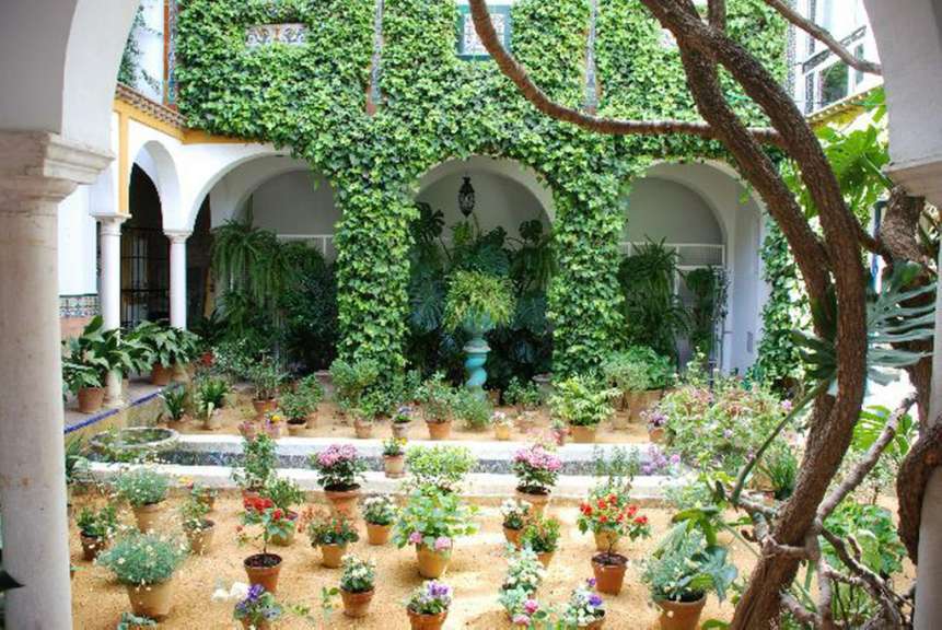 Ein Garten in Sevilla
