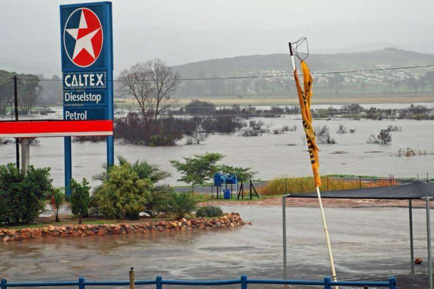 Überschwemmungen bei Clanwilliam