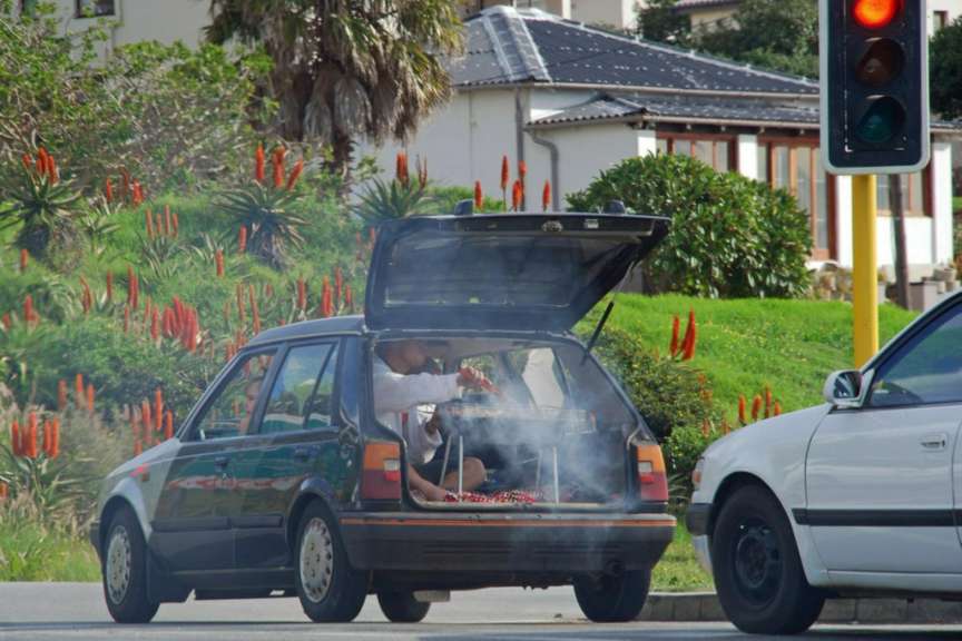 Grillen in Mossel Bay