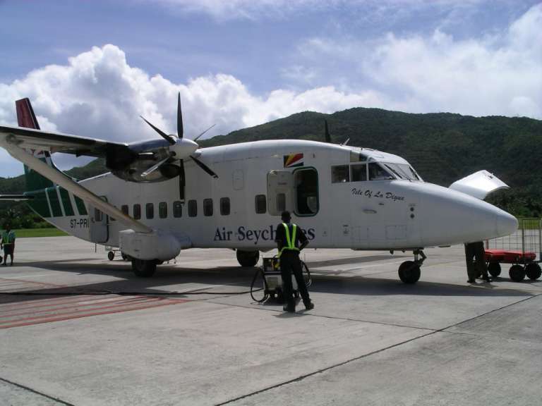 Propellermaschine nach Praslin