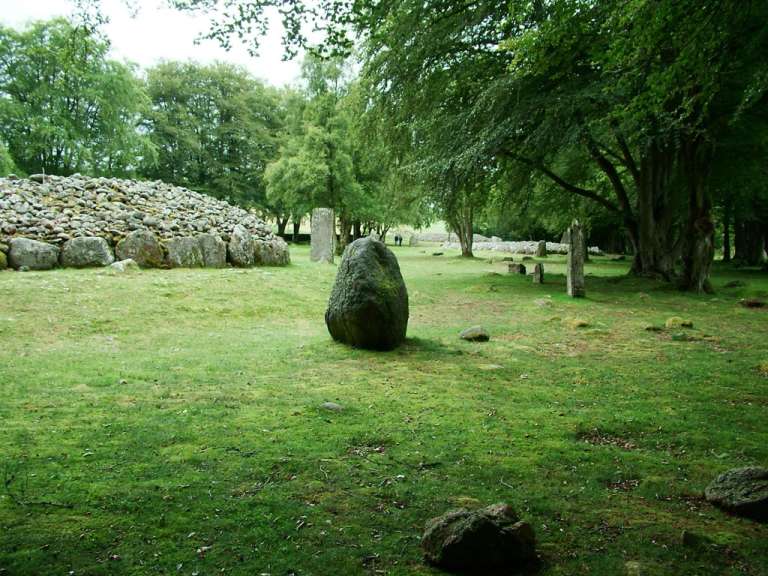 Ansammlung von prähistorischen Steinkreisen