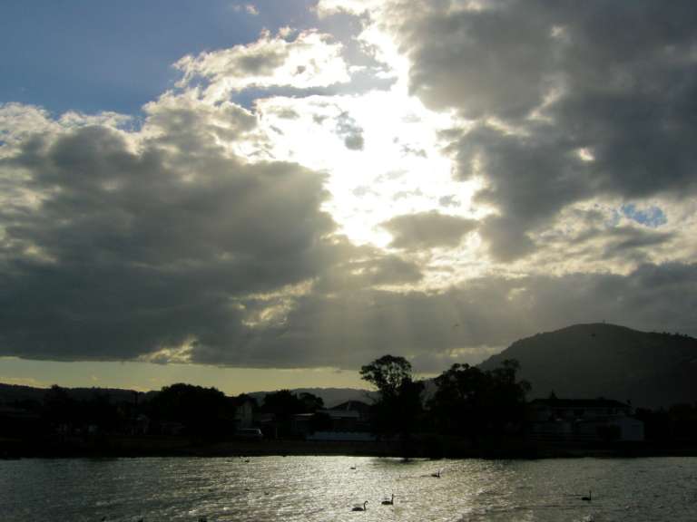 Abendstimmung in Rotorua
