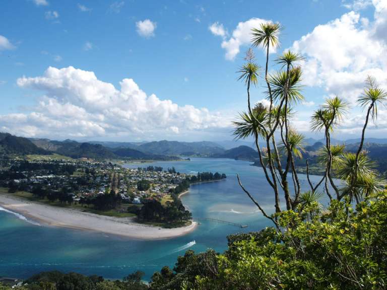 Blick vom -Tokaroa Point- bei Tairua, Coromandel Peninsula