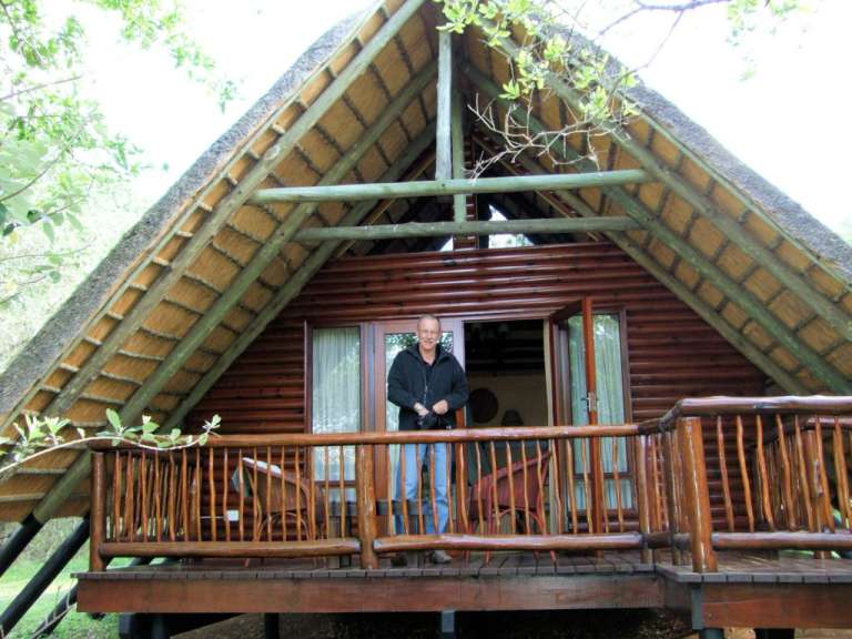 Lodge über der False Bay