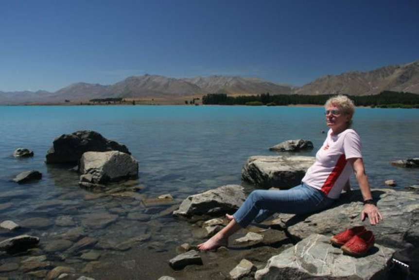 Ankunft am Lake Tekapo
