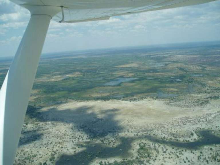 Blick in das Okavango Delta