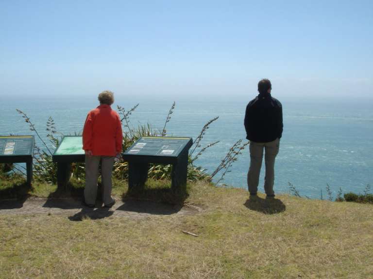 An der östlichsten Stelle am Leuchtturm am East Cape