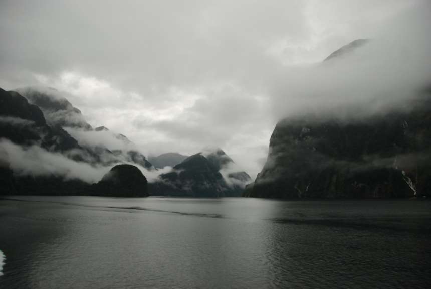 Regenstimmung im Doubtful Sound