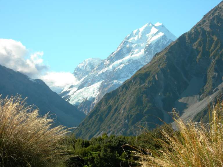 Mount Cook - höchster Berg Neuseelands