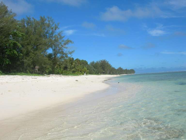 Am Strand von Manuia Beach - Rarotonga