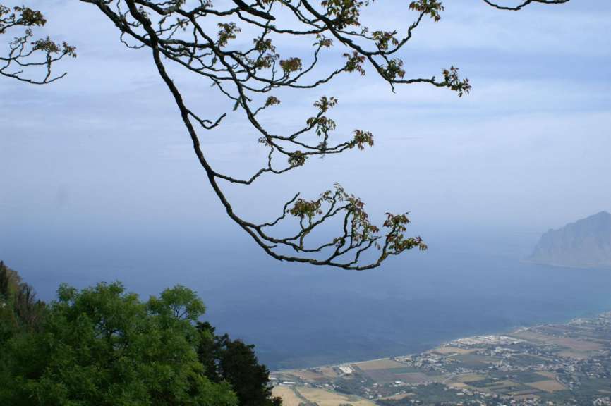 Erice, Blick zum Meer