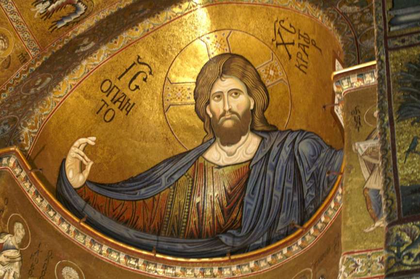 Monreale, Normannendom, Apsis, Christus Pantokrator