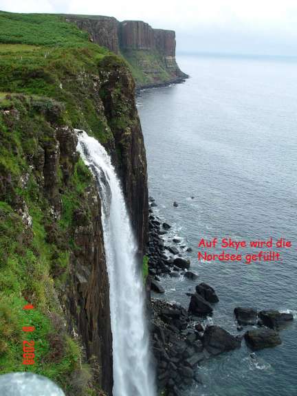 Auf Skye wird die Nordsee gefüllt