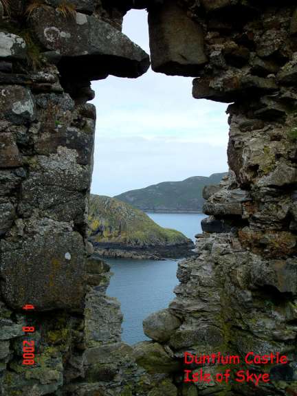 Duntlum Castle, Isle of Skye