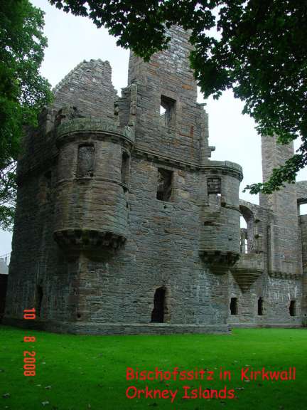 Bischhofssitz in Kirkwall, Orkney Island