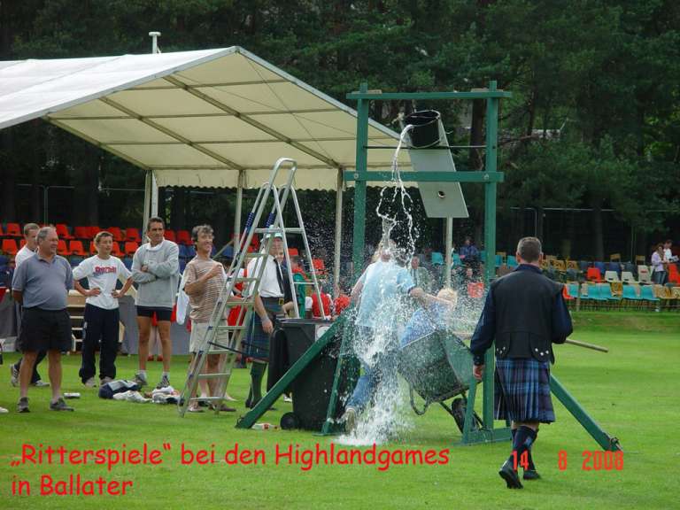 Ritterspiele bei den Highlandgames in Ballater