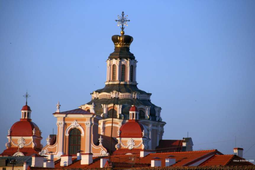 Vilnius im Abendlicht