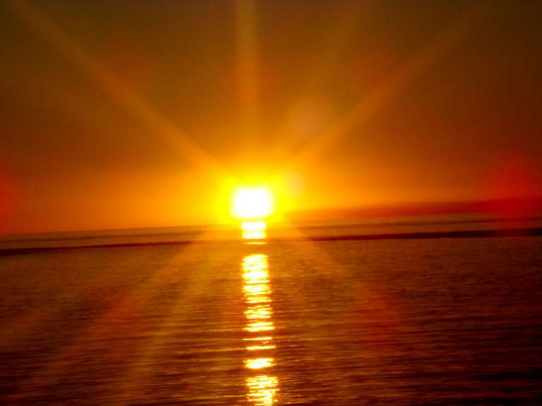 Sonnenuntergang auf Fraser Island