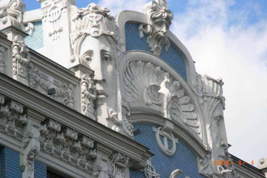 Riga: Jugendstilfassade