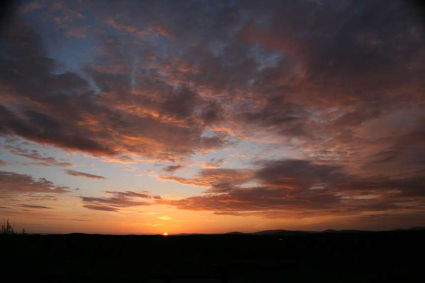 Sonnenuntergang auf North Uist