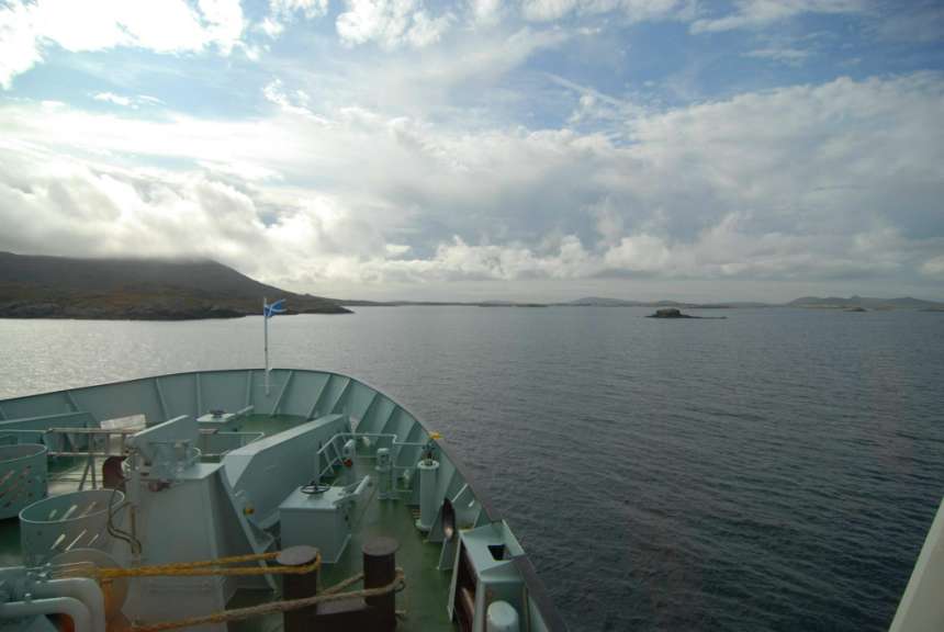 Überfahrt nach Uist