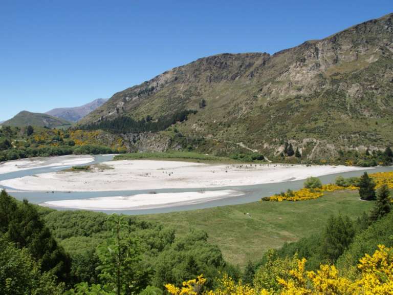 Shotover River am Arthur's Point bei Queenstwon