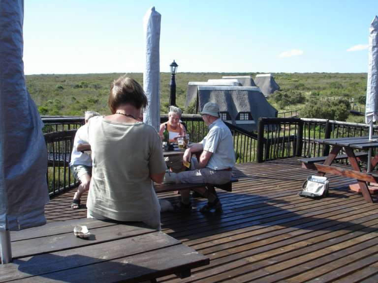 Auf der Terrasse von De Hope