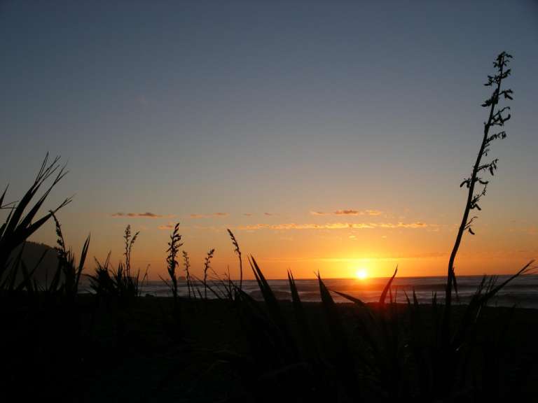 Sonnenuntergang West Coast