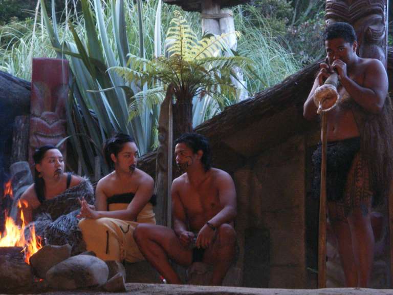 Maori - abend im Mitai in Rotorua