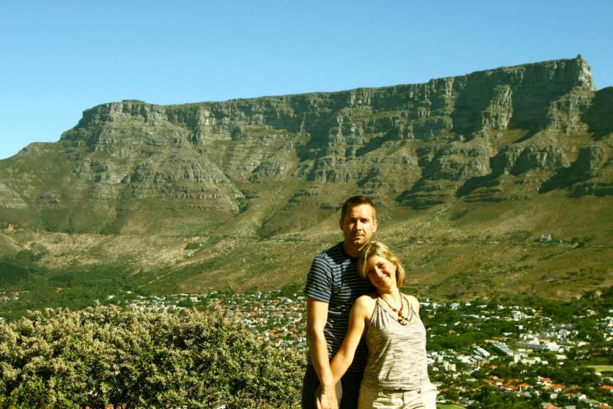 Auf Signal Hill, vorm Tafelberg
