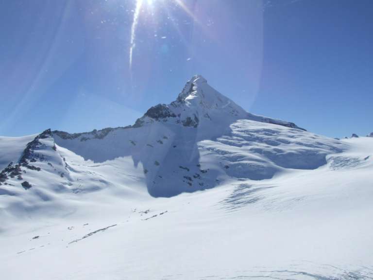 Gletscher aus dem Helikopter in Wanaka