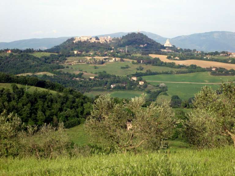 Tenuta di Canonica: Blick auf Todi