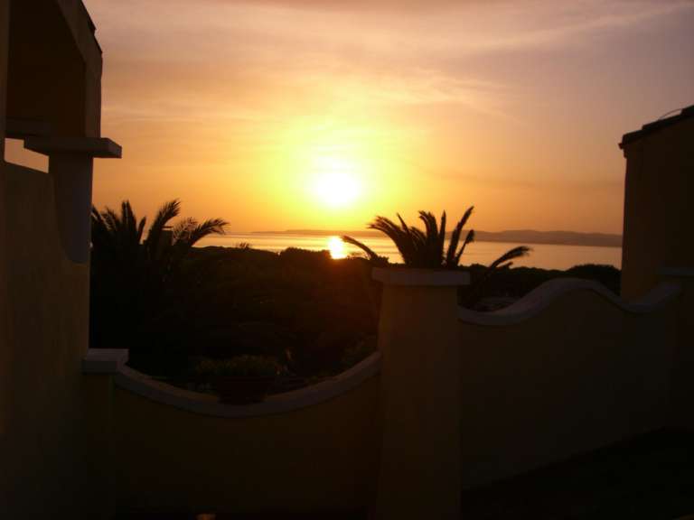 Sonnenuntergang vom Hotel Luci del Faro
