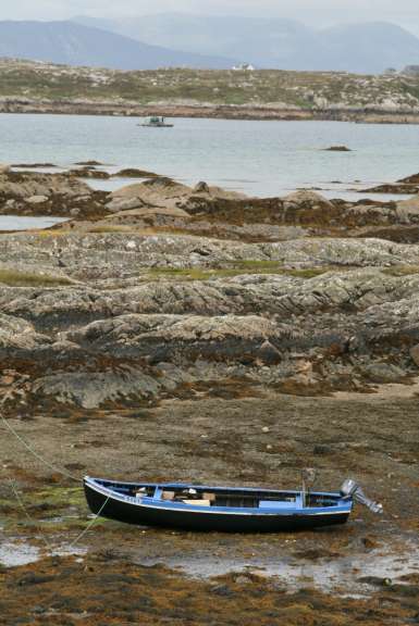 Fischerboot bei Casla (Connmara)