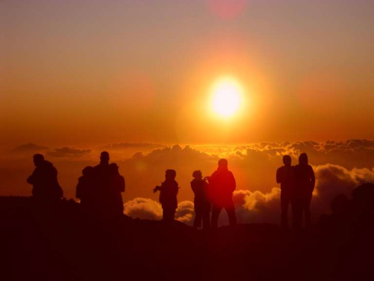 Sonnenuntergang am Ätna