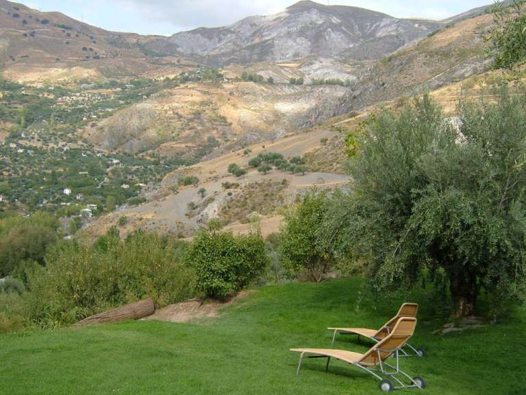 Tolle Aussicht vorm Hotel in Monachil (Granada)