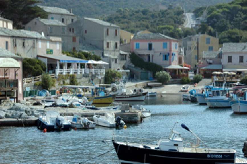 Mediterraner Bilderbuch-Fischerhafen Centuri-Port