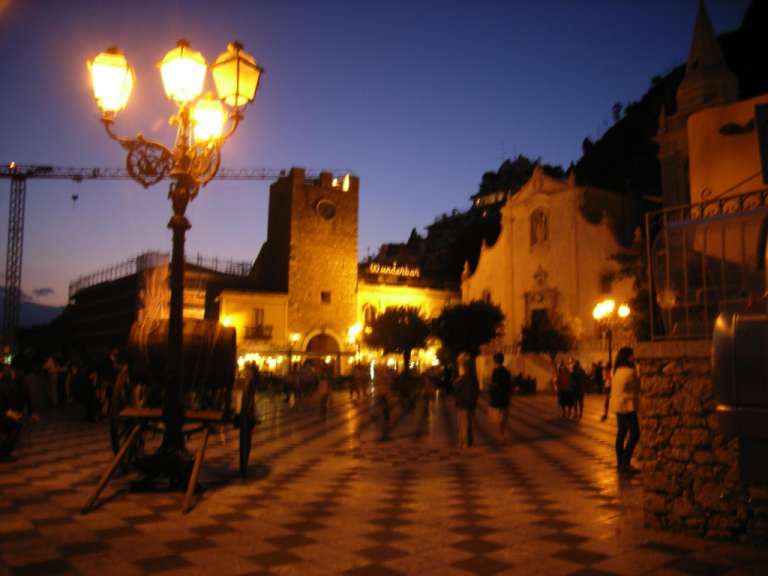 Abendstimmung in Taormina