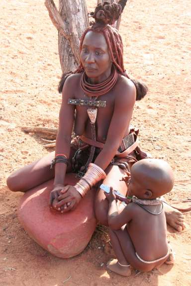 Himba-Besuch
