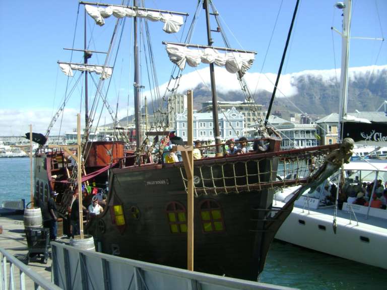 Waterfront u. Tafelberg in Kapstadt