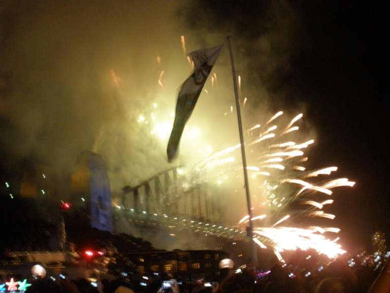 Sylvesterfeuerwerk in Sydney