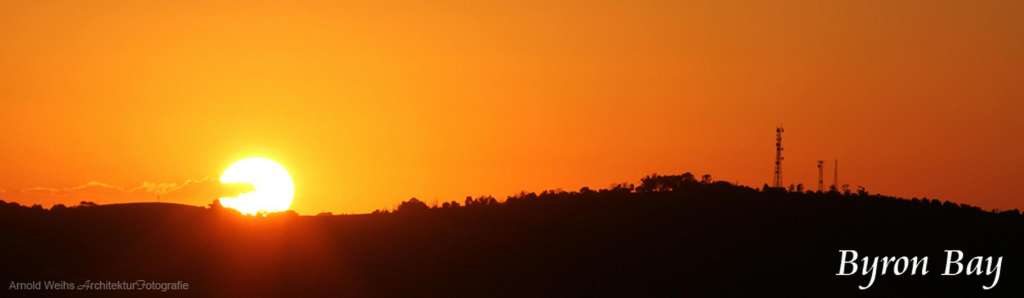 Sunset at Byron Bay