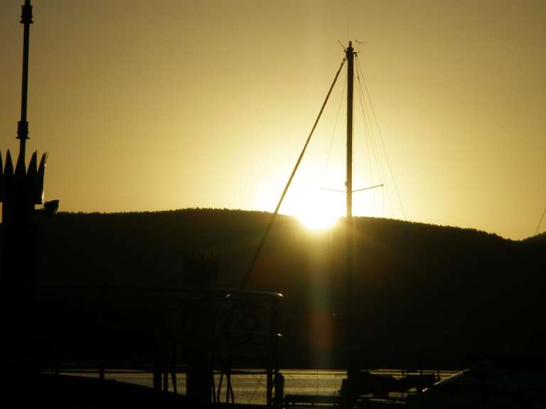 Sonnenuntergang in Knysna