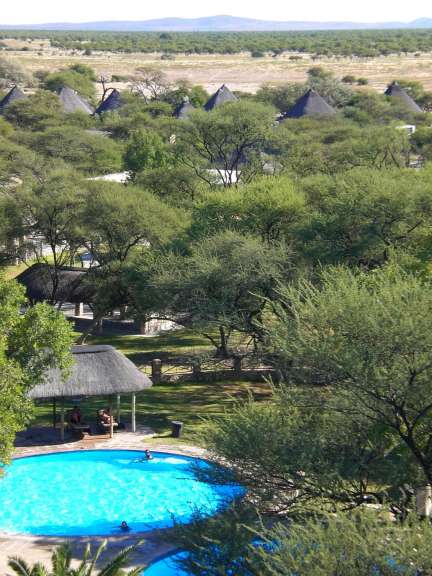 Okaukuejo Camp im Etosha Park