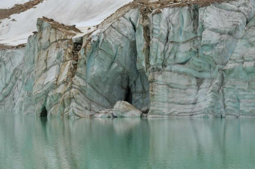 Gletscher Moräne am Mount Edith, Jasper National Park 