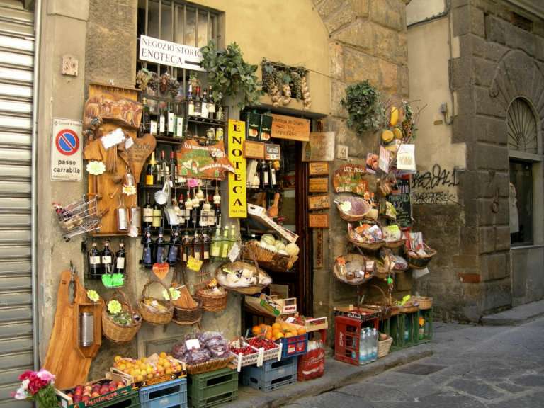 Lebensmittelladen in Florenz