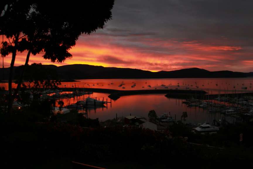 Sonnenuntergang in Airlie Beach