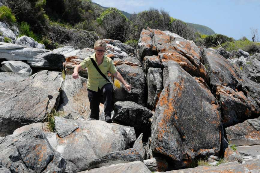 Die Wanderwege sind nicht immer asphaltiert
